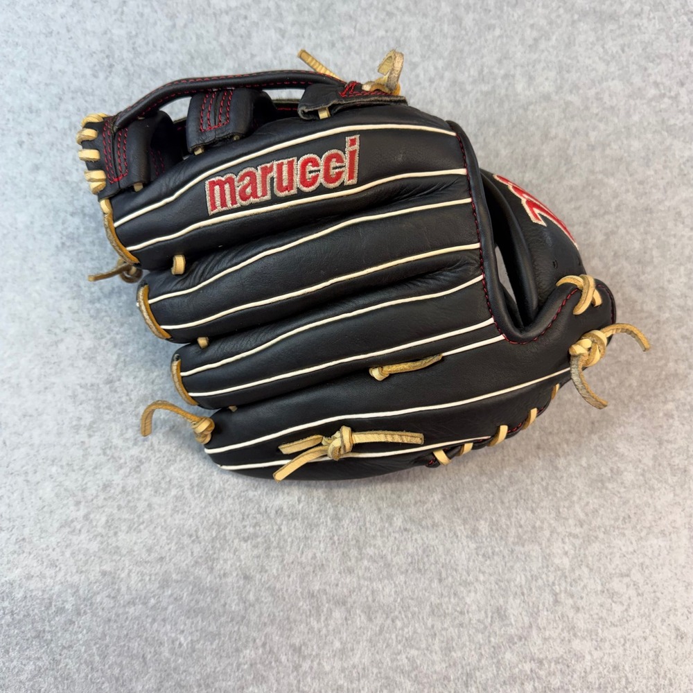Marucci Acadia Series 12" Baseball Glove Black Leather M Type RHT